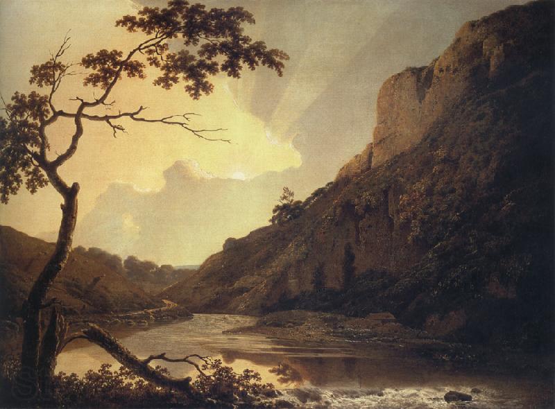 Joseph wright of derby Matlock Tor by Daylight mid Germany oil painting art
